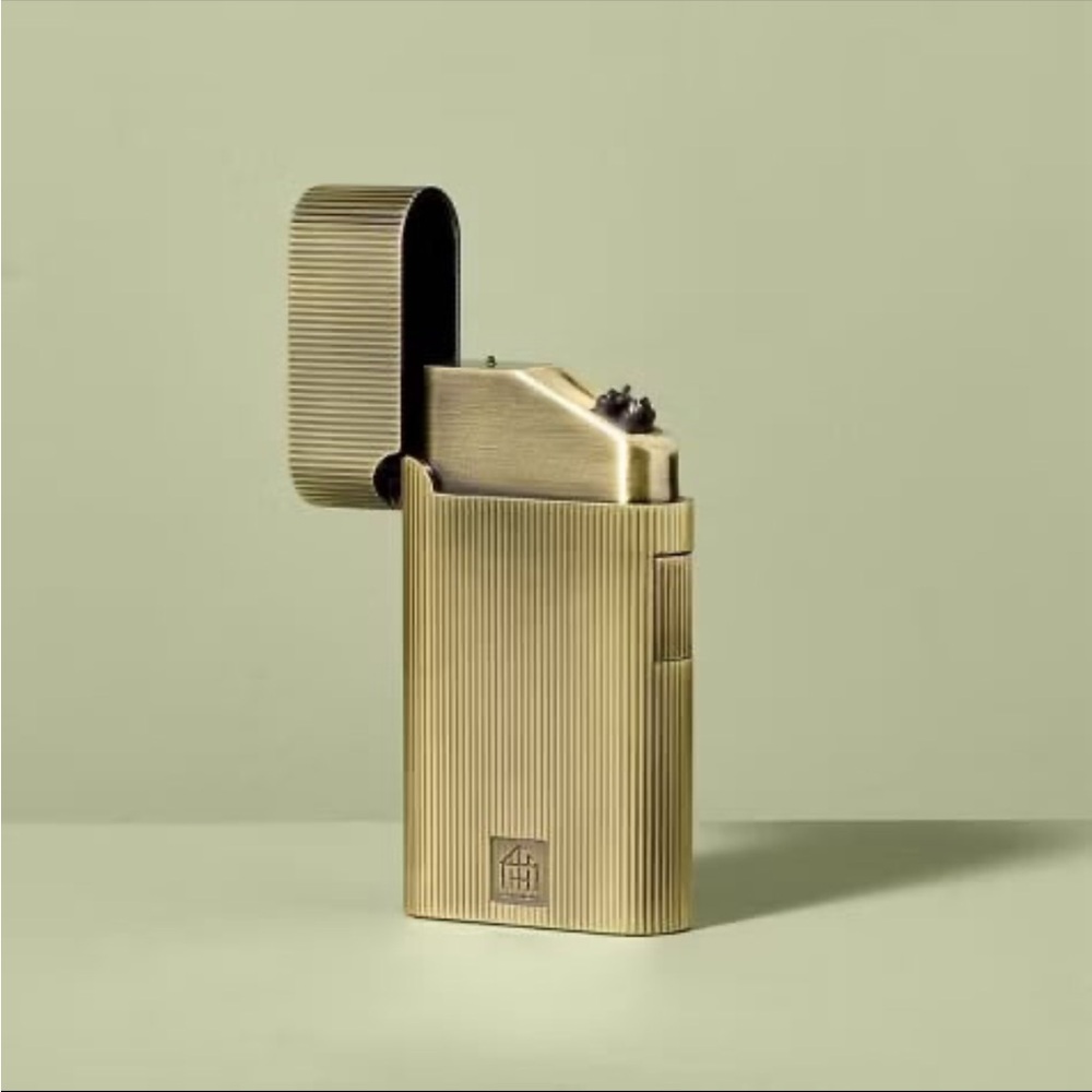 Ribbed Brass Battery Rechargeable Thumb Light - Hearth & Hand with Magnolia